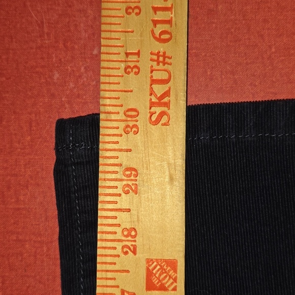 Talbots Corduroy Straight Leg Pant w Stretch Size 14 Dark Blue - Picture 13 of 13
